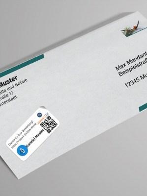 Bewertungsaufkleber Anwalt.de